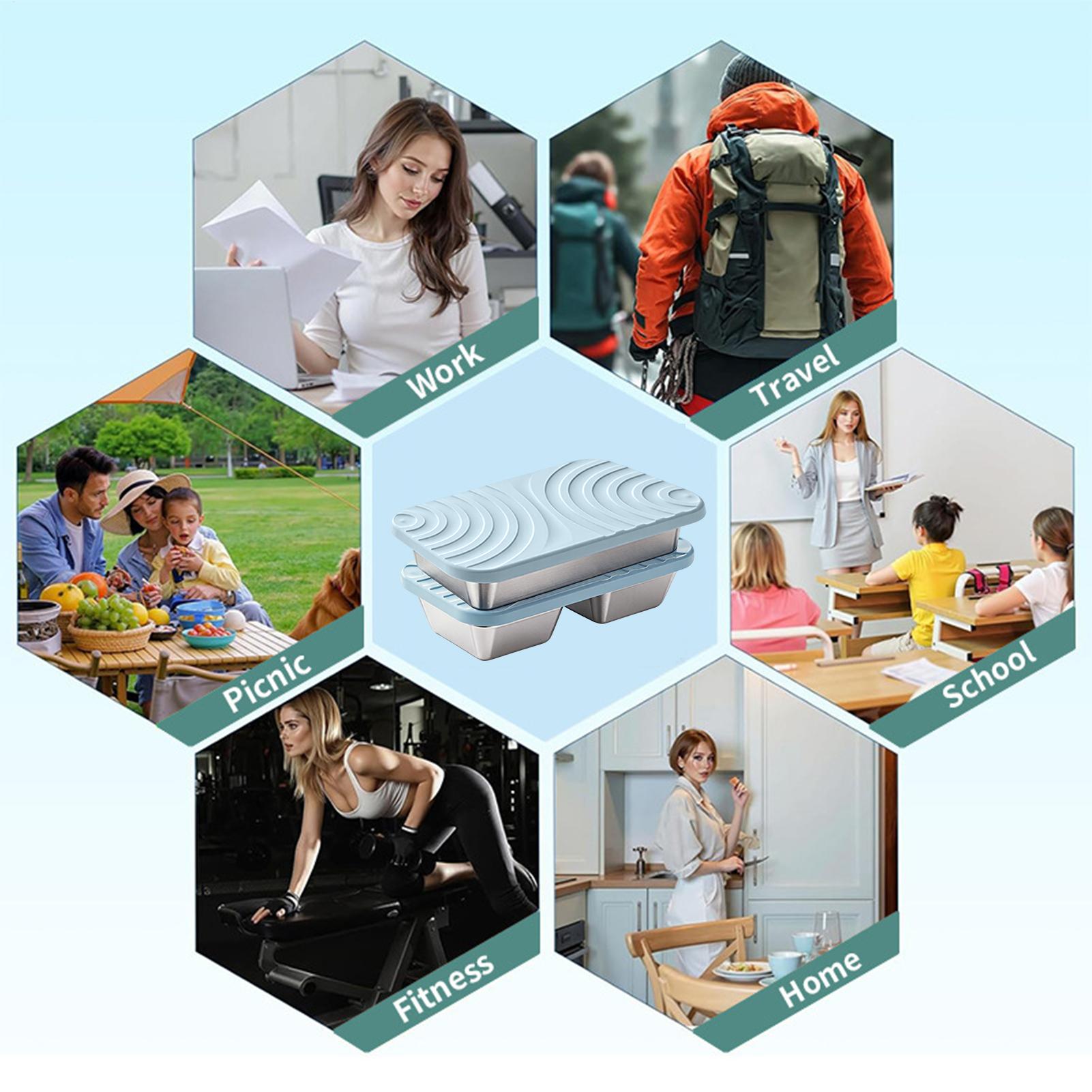 Food Snacks For School - Stainless Steel Snack Containers Stainless Steel