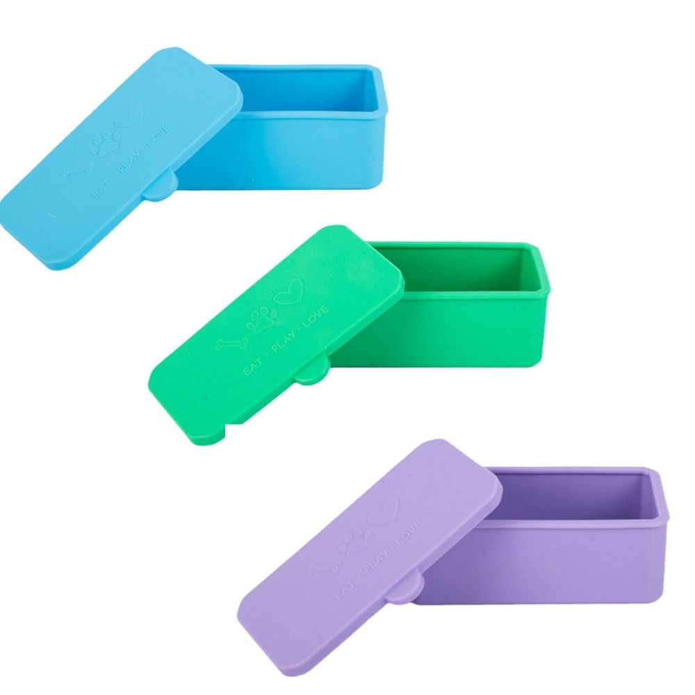 Food Snacks That Are Green - 1/3pcs Serviceable Silicone Food Distribution Box