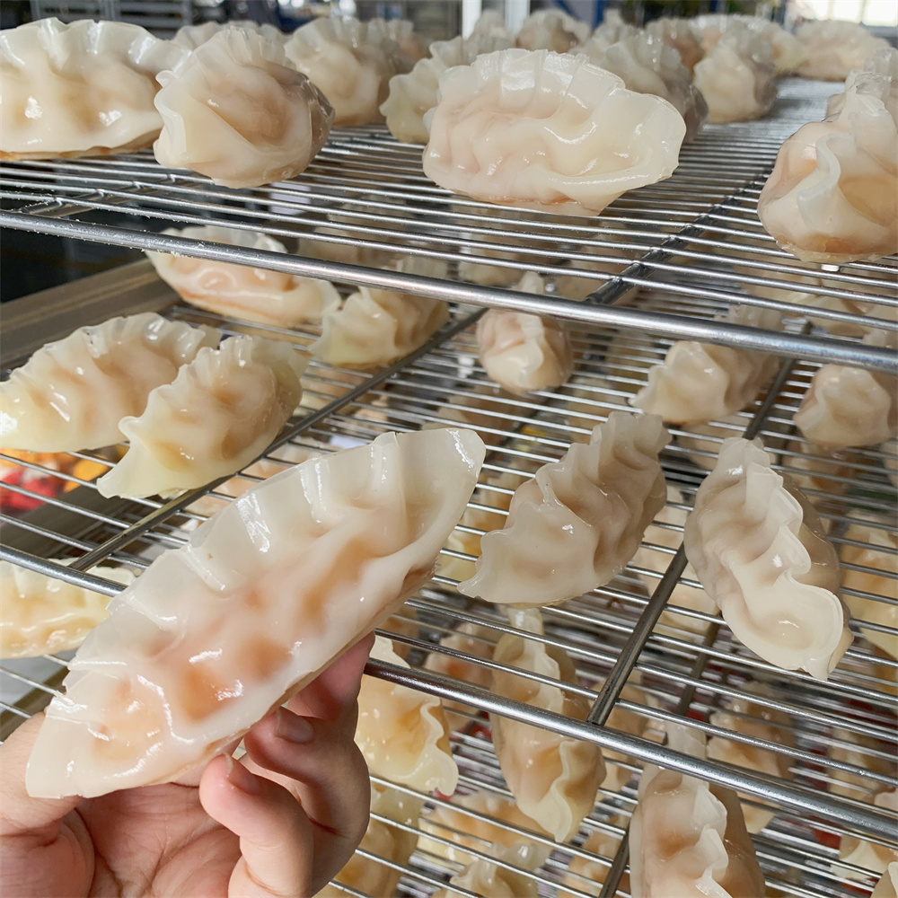 Food Snacks Order - Steamed Dumpling with Meat Vegetable Stuffing