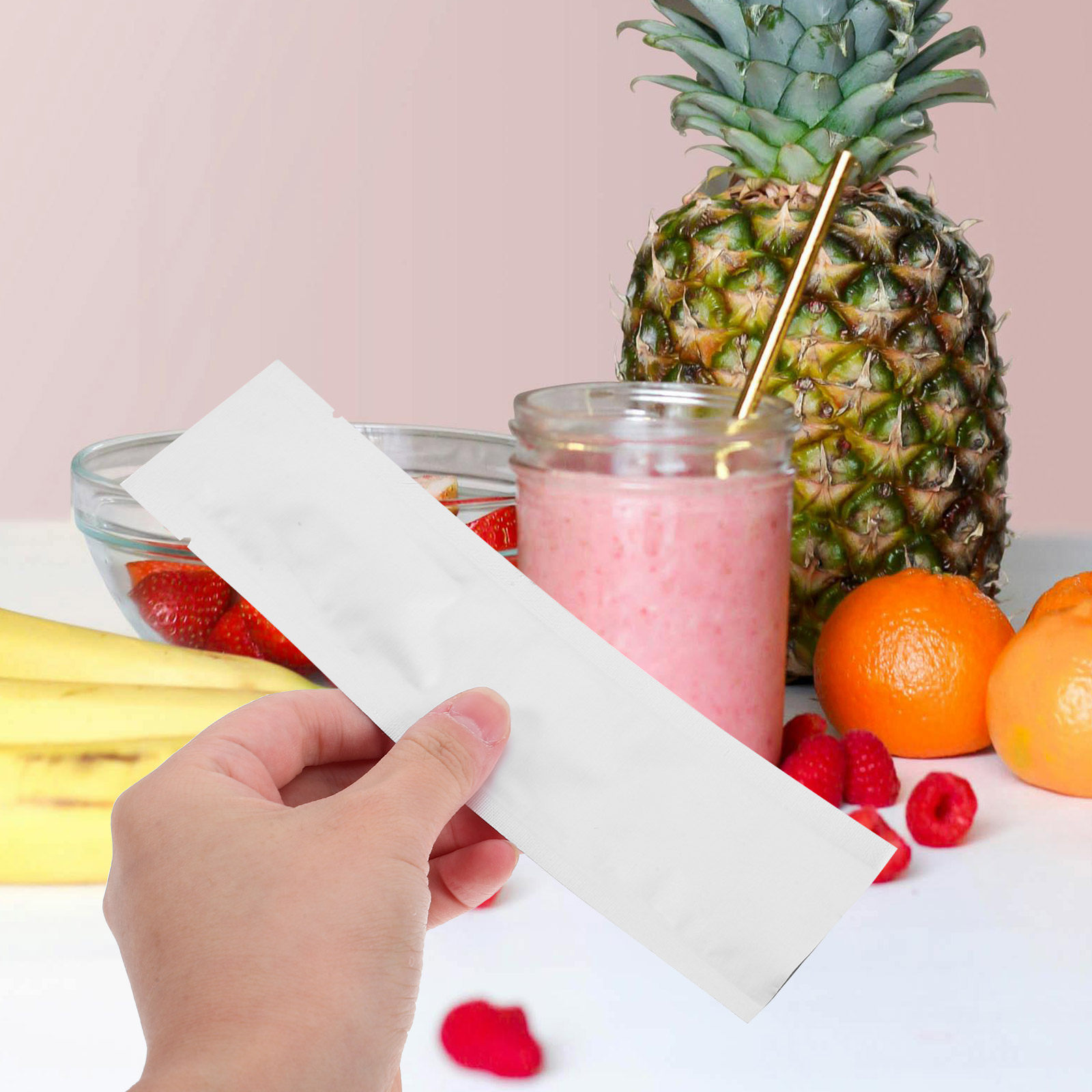Food Protein Snacks - 100Pcs Vacuum Sealer Bag Multi-Function Protein