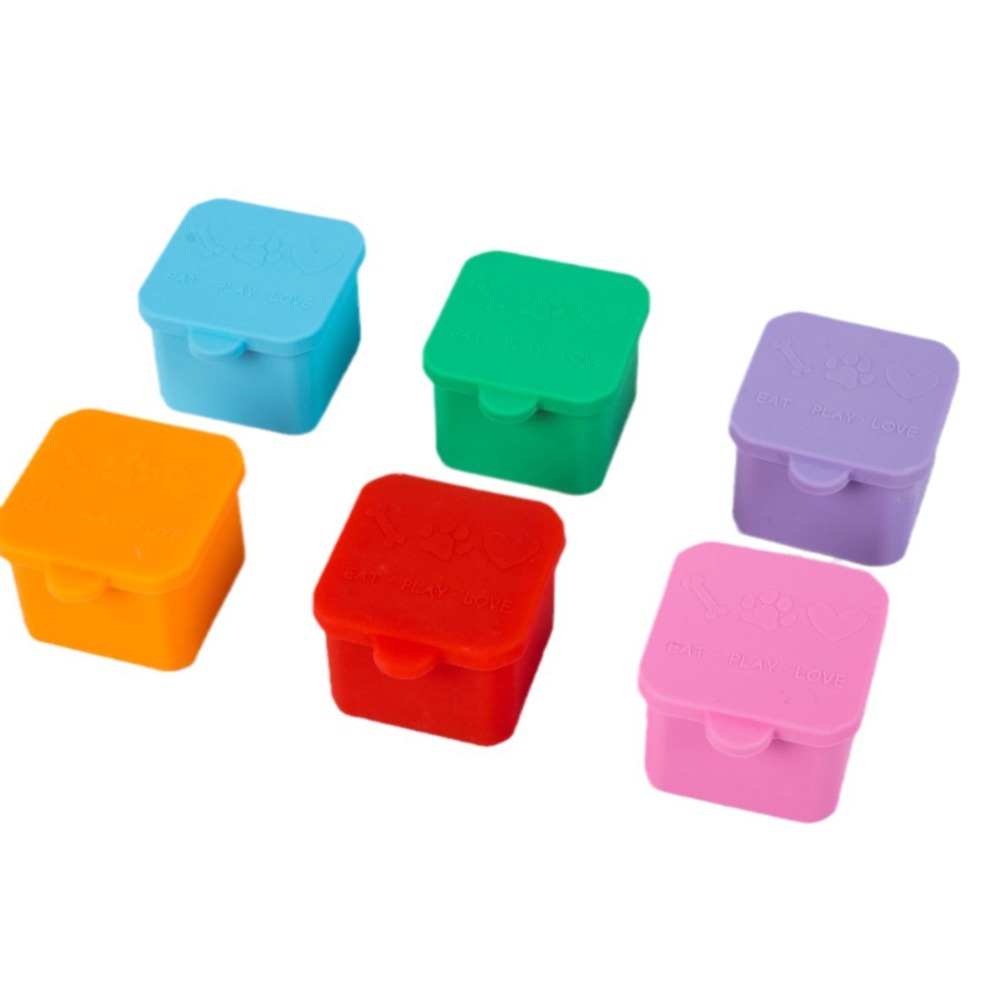 Food Snacks That Are Green - 1/3pcs Practical Silicone Food Distribution Box