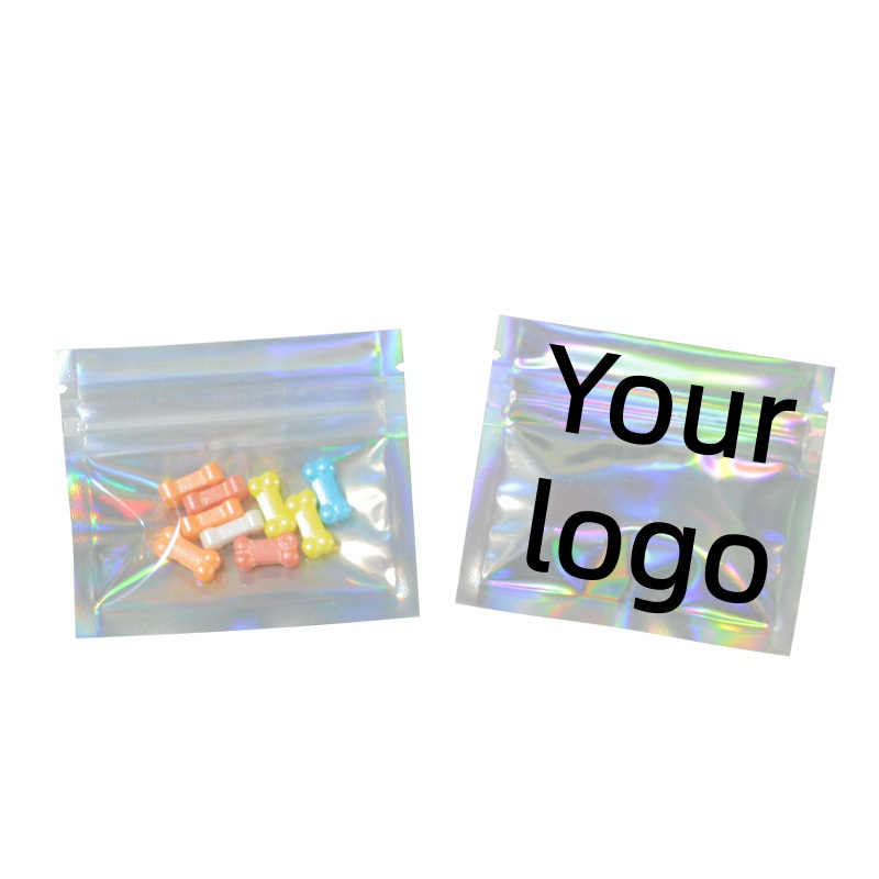 Food Like Snacks - 100/500/1000PCS Resealable Clear Hologram Ziplock Packaging
