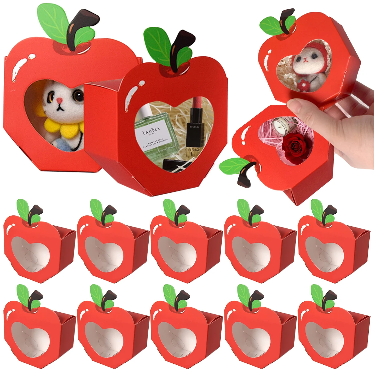 10/20Pcs Apple Window Candy Bo - огляд і ціна Food Like Snacks
