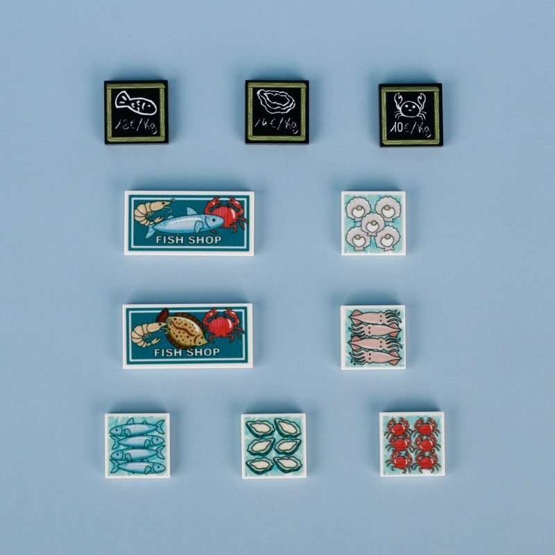 MOC City Street Figures Food P - огляд і ціна Food Like Snacks