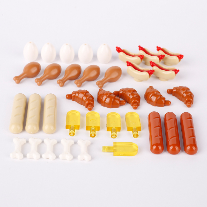 MOC City Street Figures Food P - огляд і ціна Food Like Snacks