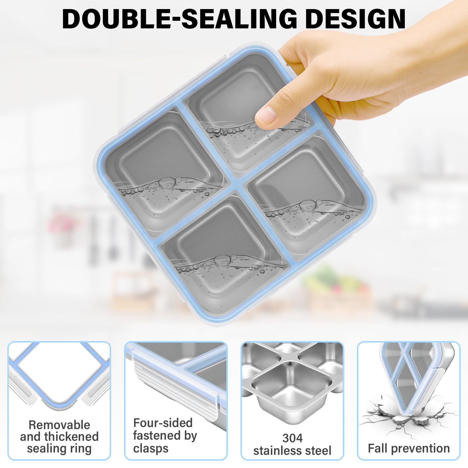 2 Pcs Stainless Steel Snack Bo - огляд і ціна Food Snacks For School