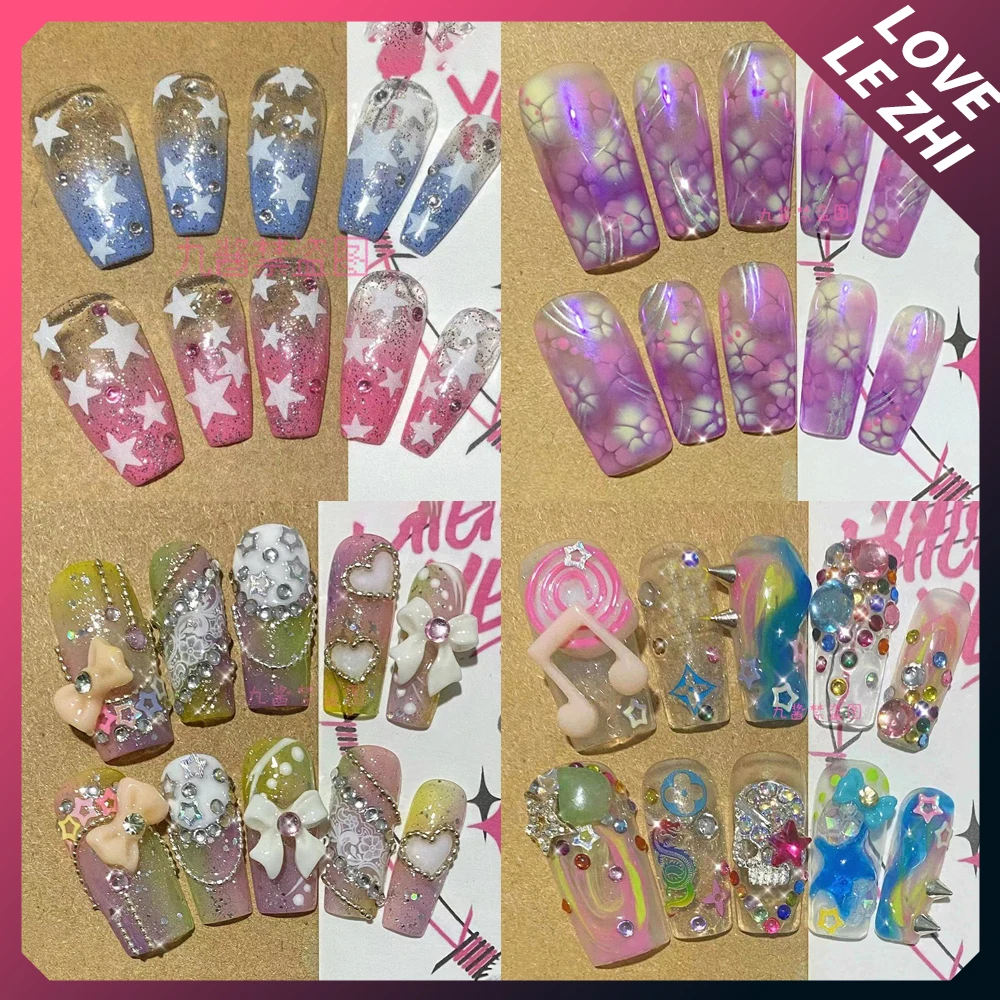 Y2K Full Cover Candy Color Nai - огляд і ціна Spicy Food Snacks