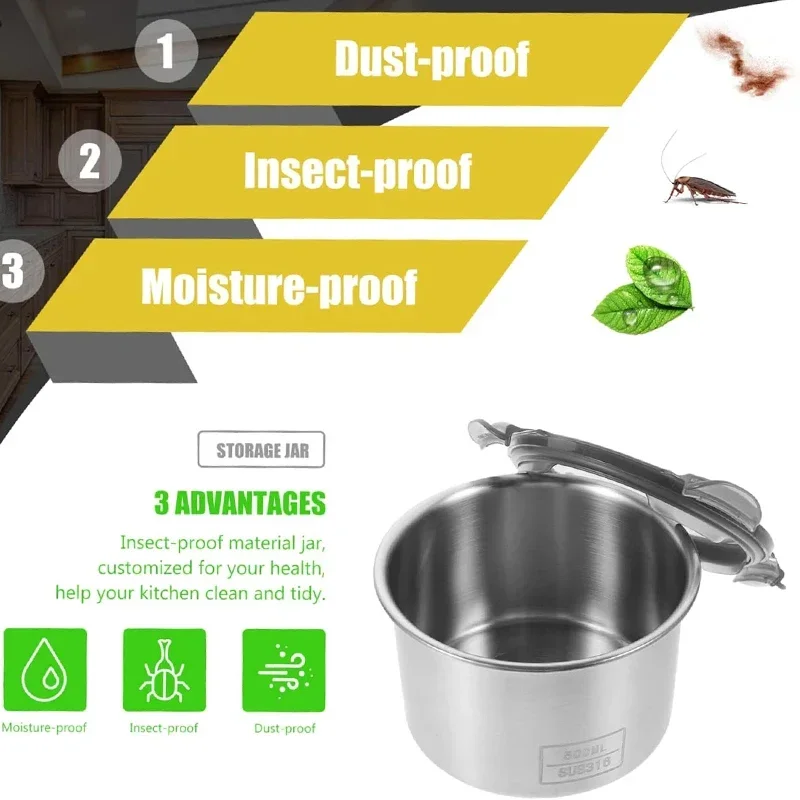 Stainless Steel Food Container - огляд і ціна Food Like Snacks