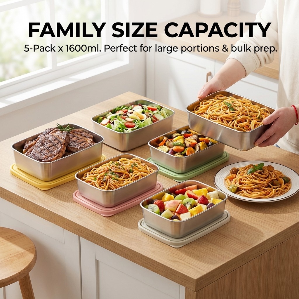 Large Capacity Food Container  - огляд і ціна Food Xxl
