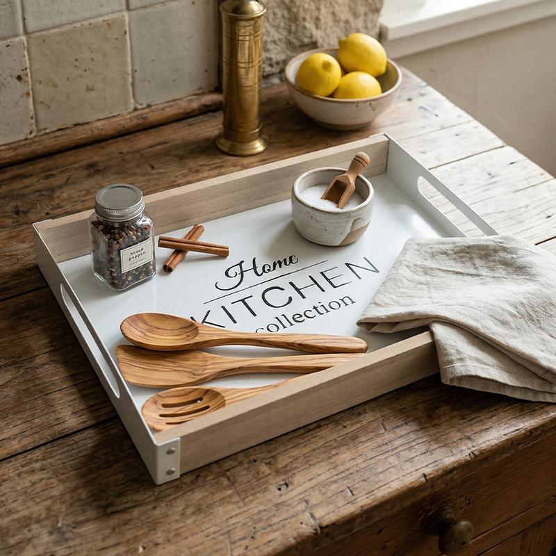 Nordic Breakfast Metal Tray wi - огляд і ціна Food Platter Snacks
