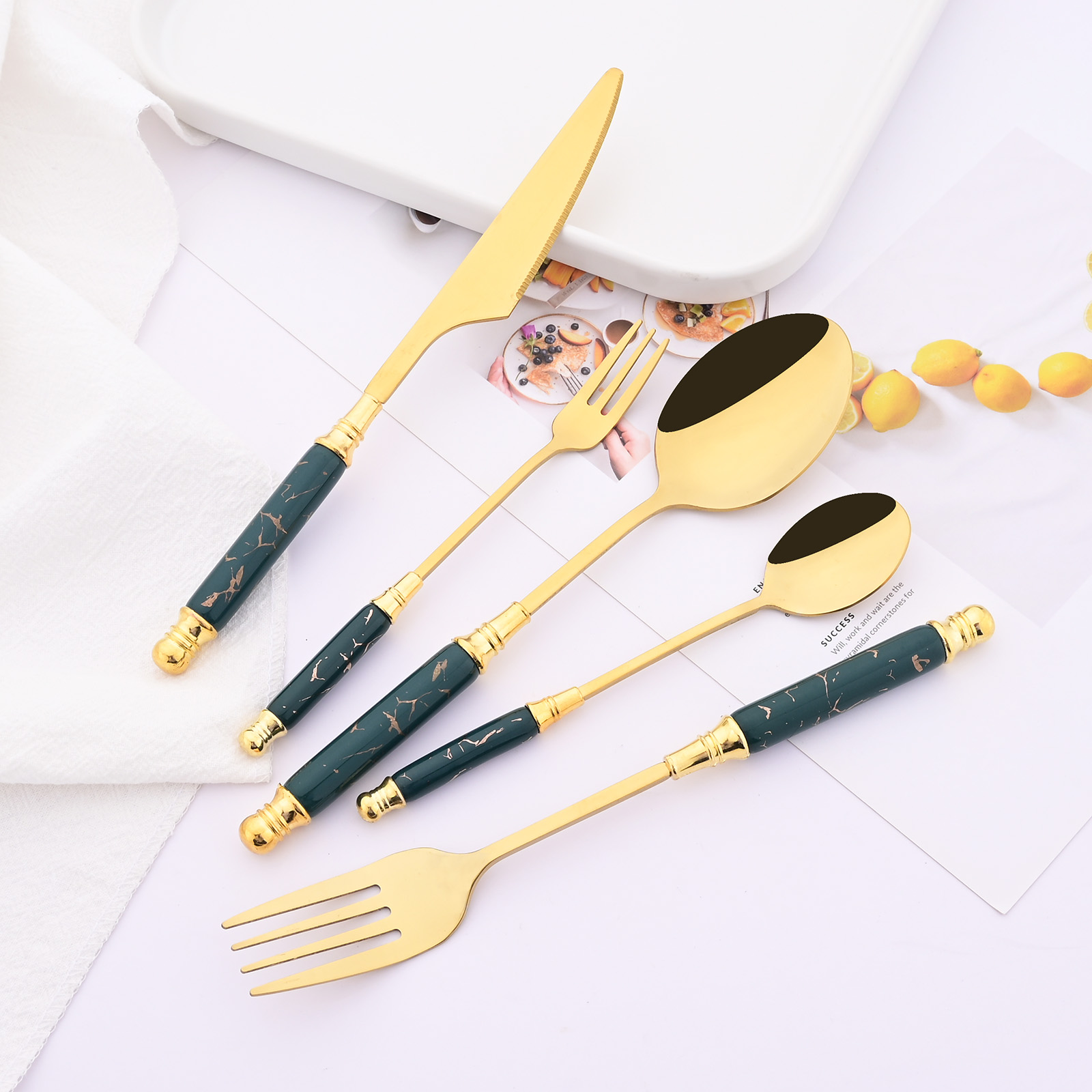 12Pcs Creative Dessert Spoon F - огляд і ціна Food Snacks That Are Green