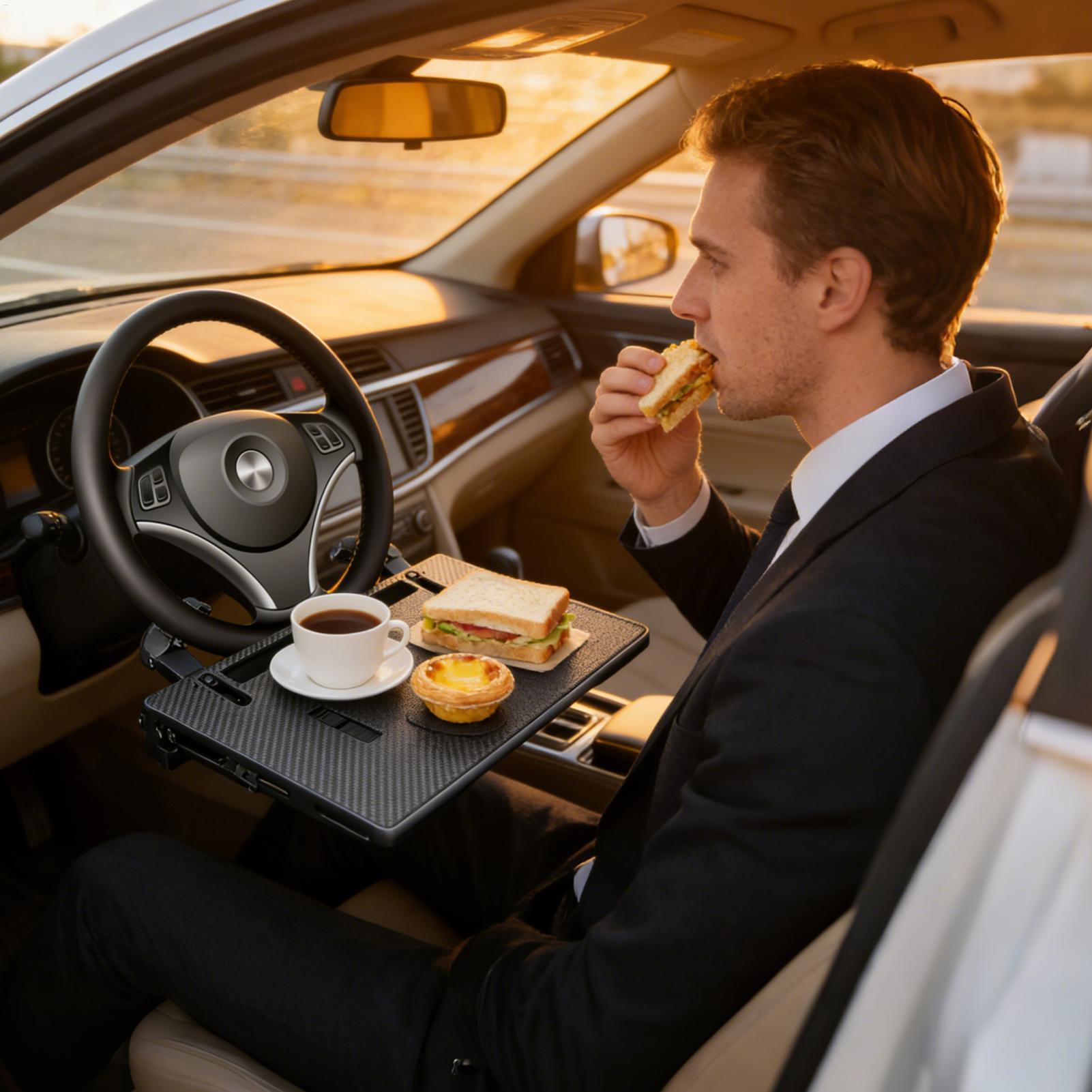 Steering Wheel Tray Table Mult - огляд і ціна Snacks Food Video