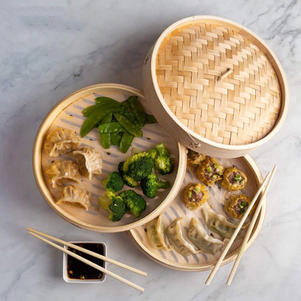 Chinese Steamer Bamboo Steamer - огляд і ціна Food Like Snacks