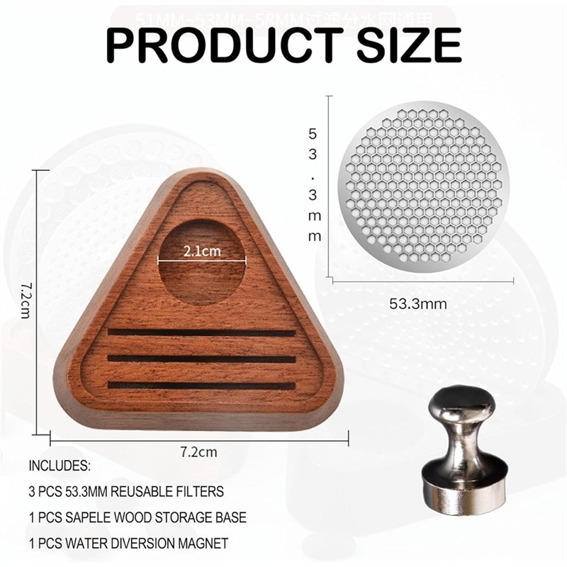 CYCLI-53.5Mm Espresso Puck Scr - огляд і ціна Breville Espresso Barista Express