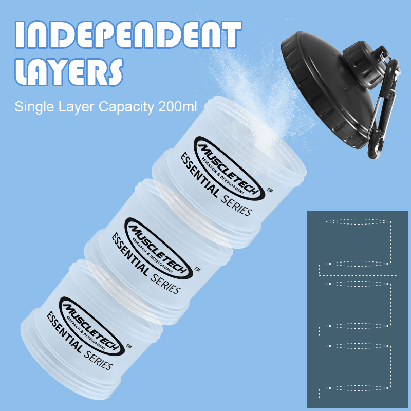 3-layer Portable Protein Powde - огляд і ціна Food Protein Snacks