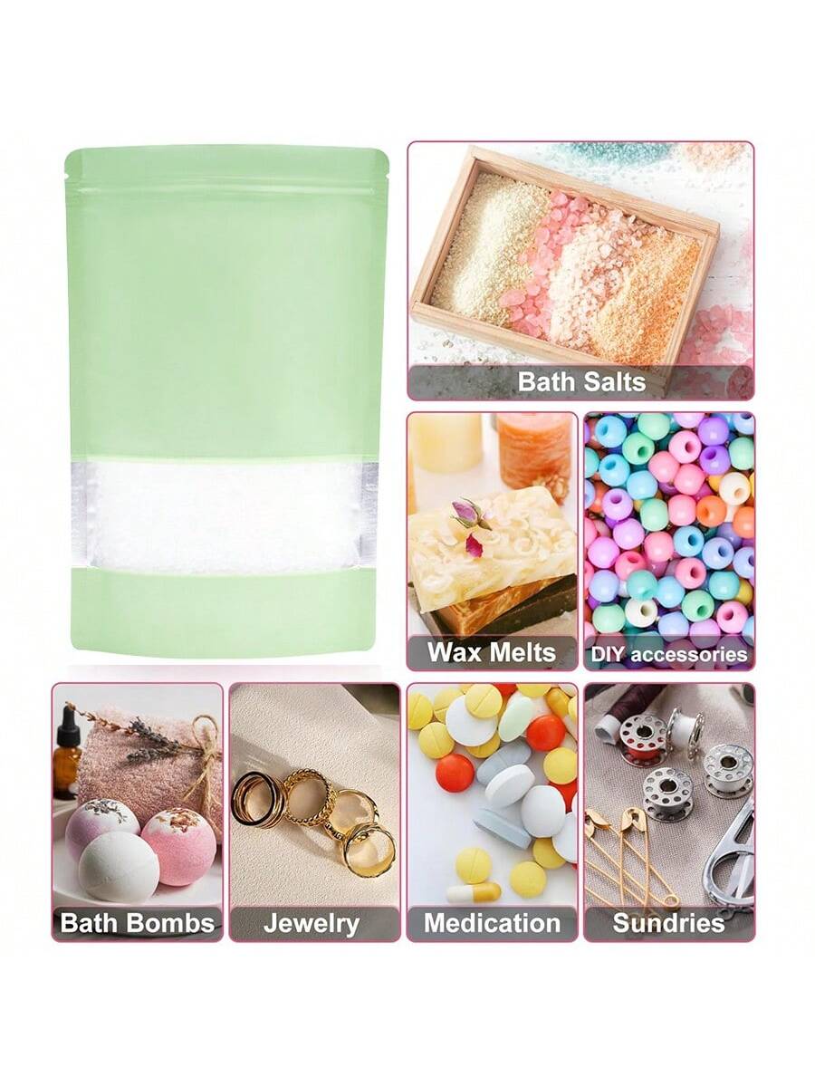 50/100Pcs Green Stand Up Food  - огляд і ціна Food Snacks That Are Green