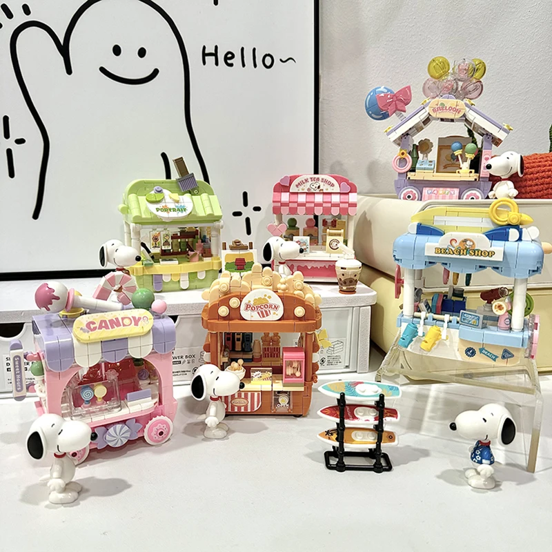 Snoopy Store Building Blocks S - огляд і ціна Spicy Food Snacks