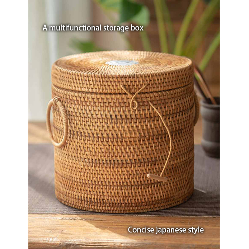 Handwoven Rattan Tea Storage B - огляд і ціна Food Snacks That Are Green