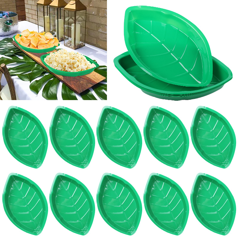 6Pcs Green Palm Leaf Plate Sna - огляд і ціна Food Snacks That Are Green