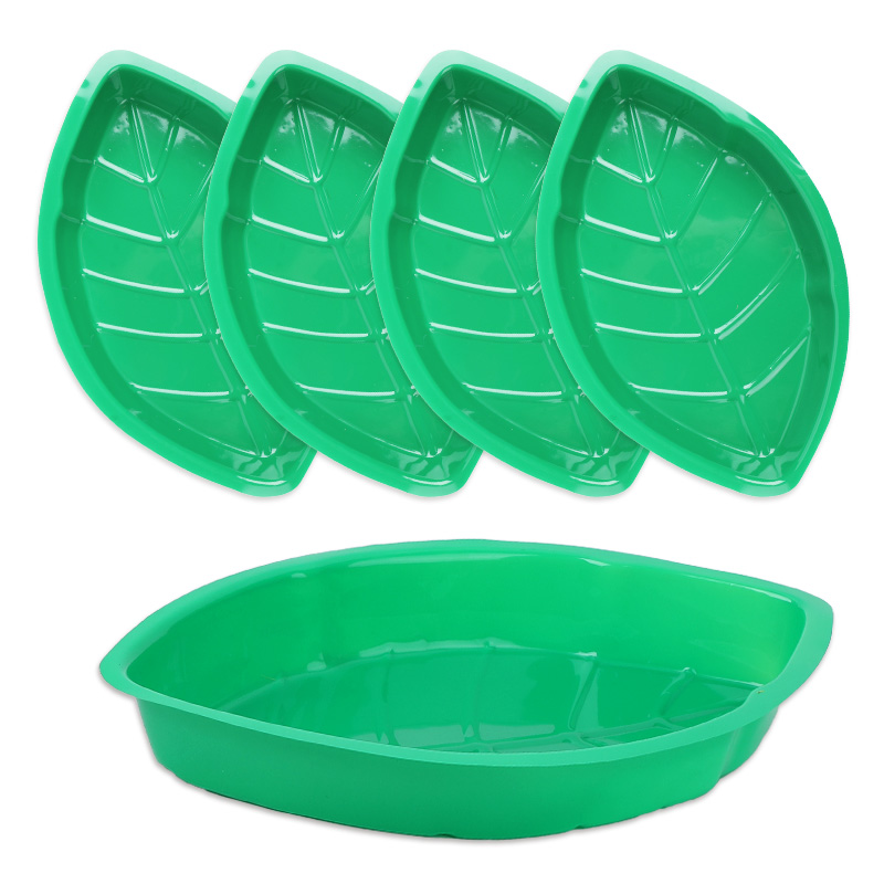 6Pcs Green Palm Leaf Plate Sna - огляд і ціна Food Snacks That Are Green