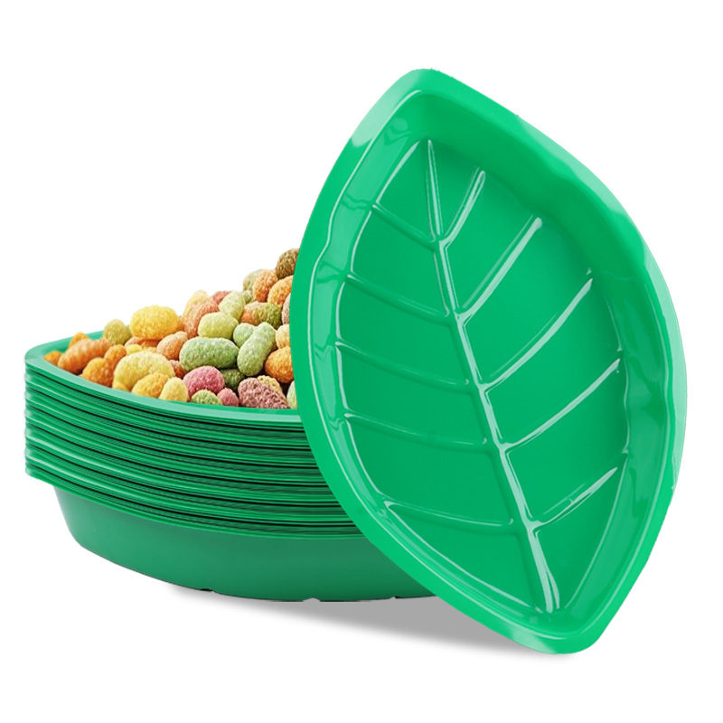 6Pcs Green Palm Leaf Plate Sna - огляд і ціна Food Snacks That Are Green