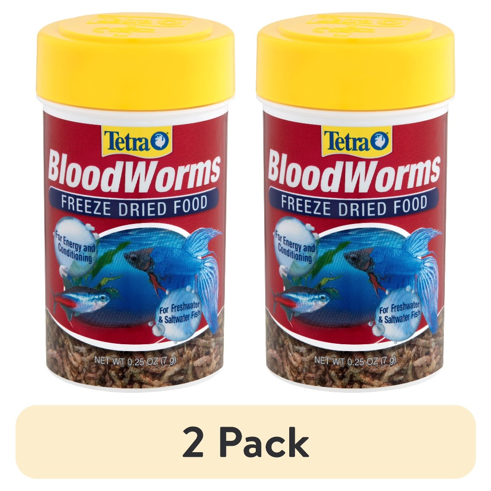 Freeze Dried Bloodworms Fish F - огляд і ціна Food Protein Snacks