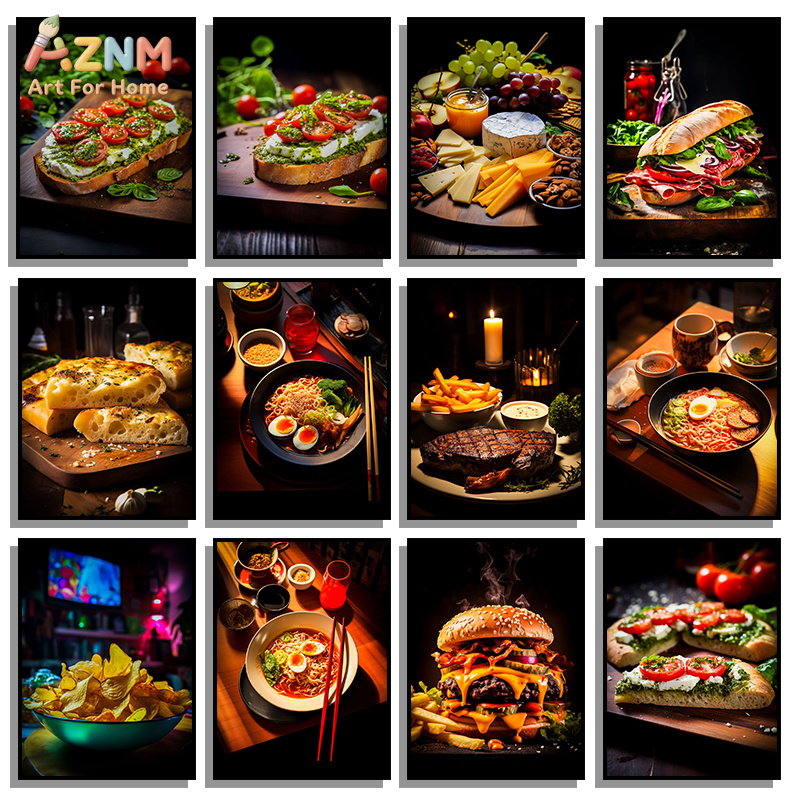 AZNM Gourmet Food Canvas Poste - огляд і ціна Food Platter Snacks