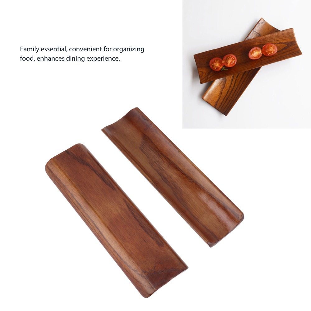 2PCS Serving Plates Wooden Sus - огляд і ціна Food Platter Snacks
