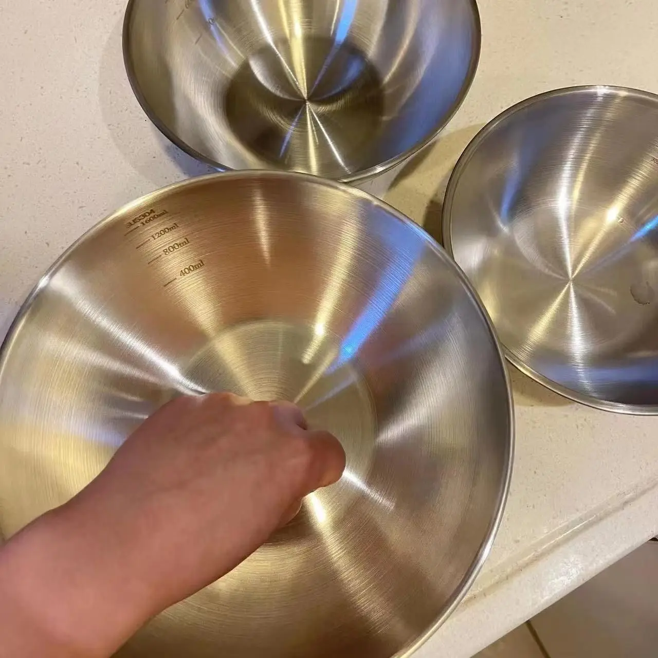 1-3 Stainless Steel Bowl Set w - огляд і ціна Food Xxl
