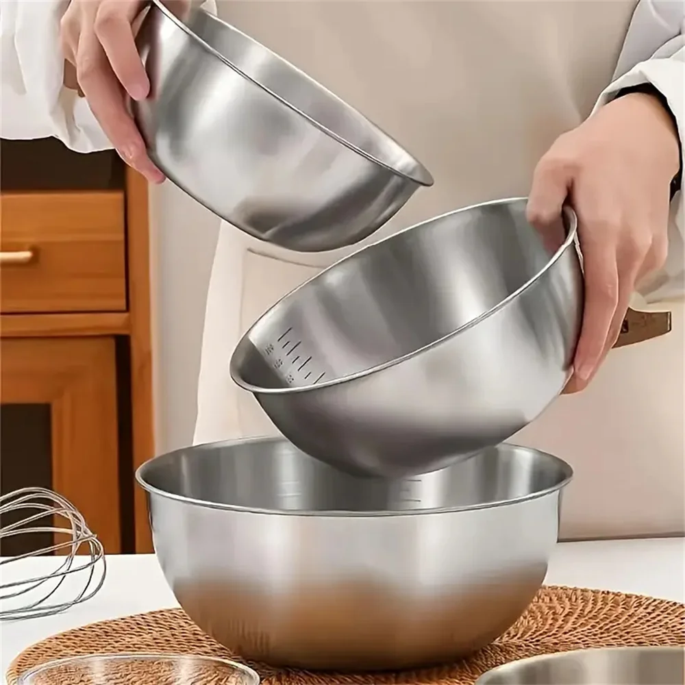 1-3 Stainless Steel Bowl Set w - огляд і ціна Food Xxl