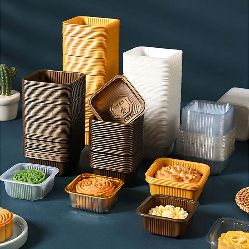 100pcs Mooncake Plastic Tray P - огляд і ціна Food Like Snacks