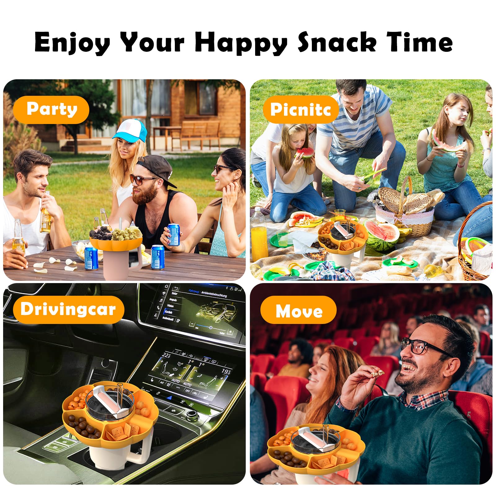 Reusable Silicone Snack Platte - огляд і ціна Food Platter Snacks