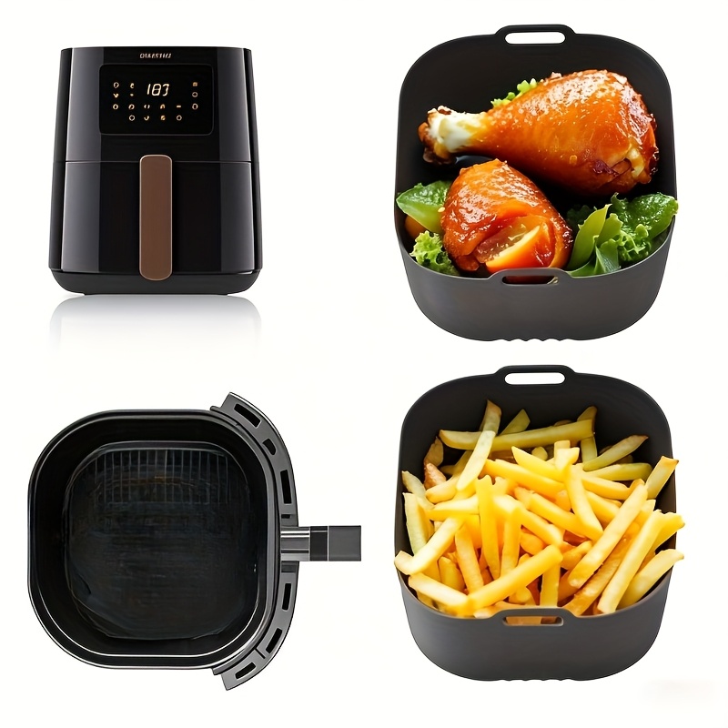 2Pcs Square Air Fryer Silicone - огляд і ціна Philips Air Fryer Hd9252