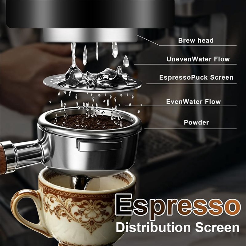 2026 New Espresso Puck Screen  - огляд і ціна Breville Espresso Barista Express