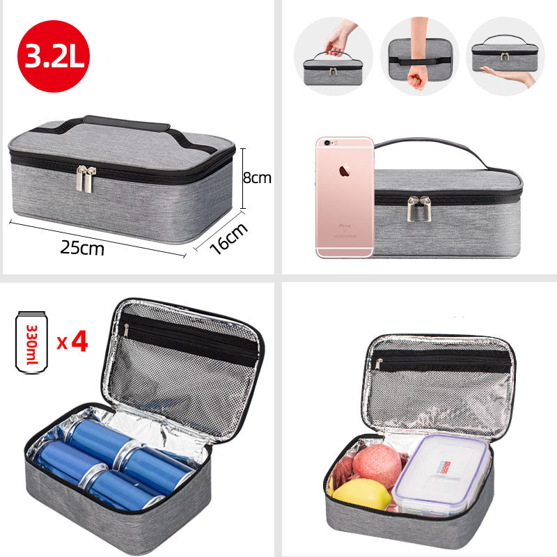 Portable Thermal Insulated Sma - огляд і ціна Food Snacks For School