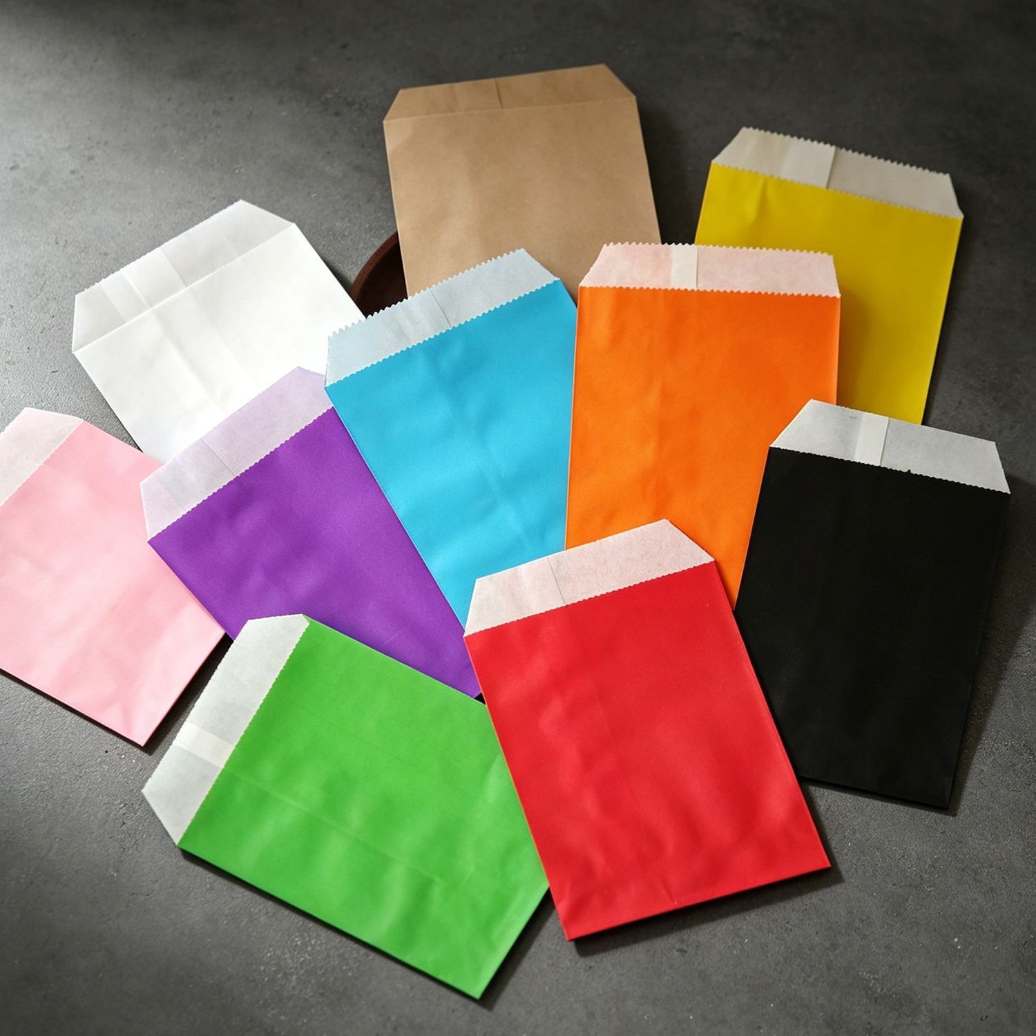 50/100pcs color Gift Kraft Pap - огляд і ціна Food Snacks For School