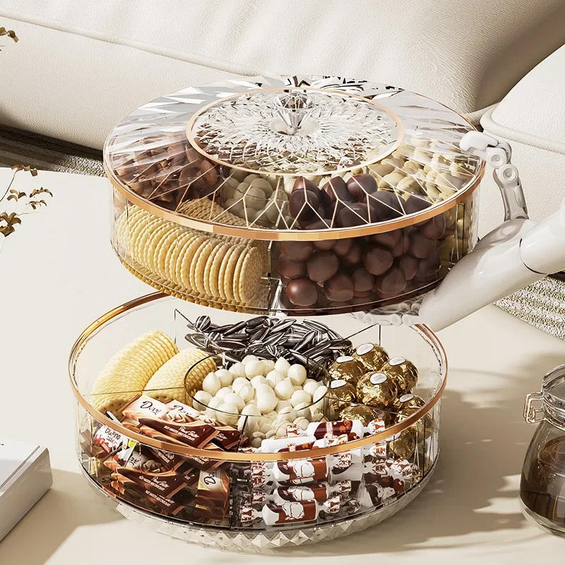 Rotatable Snack Storage Box Fr - огляд і ціна Food Platter Snacks