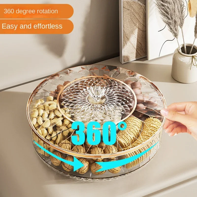 Rotatable Snack Storage Box Fr - огляд і ціна Food Platter Snacks