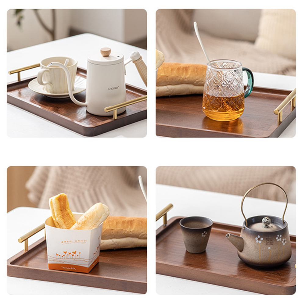 Wooden Serving Tray with Handl - огляд і ціна Food Platter Snacks