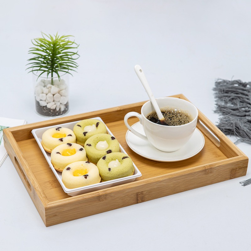 Natural Bamboo Serving Tray Se - огляд і ціна Food Platter Snacks