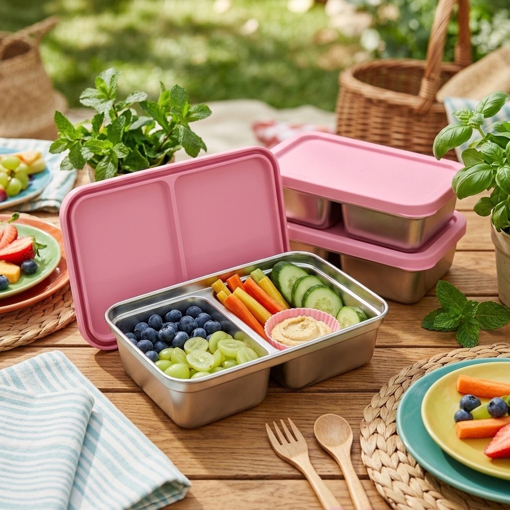 Stainless Steel Toddler Lunch  - огляд і ціна Food Snacks For School