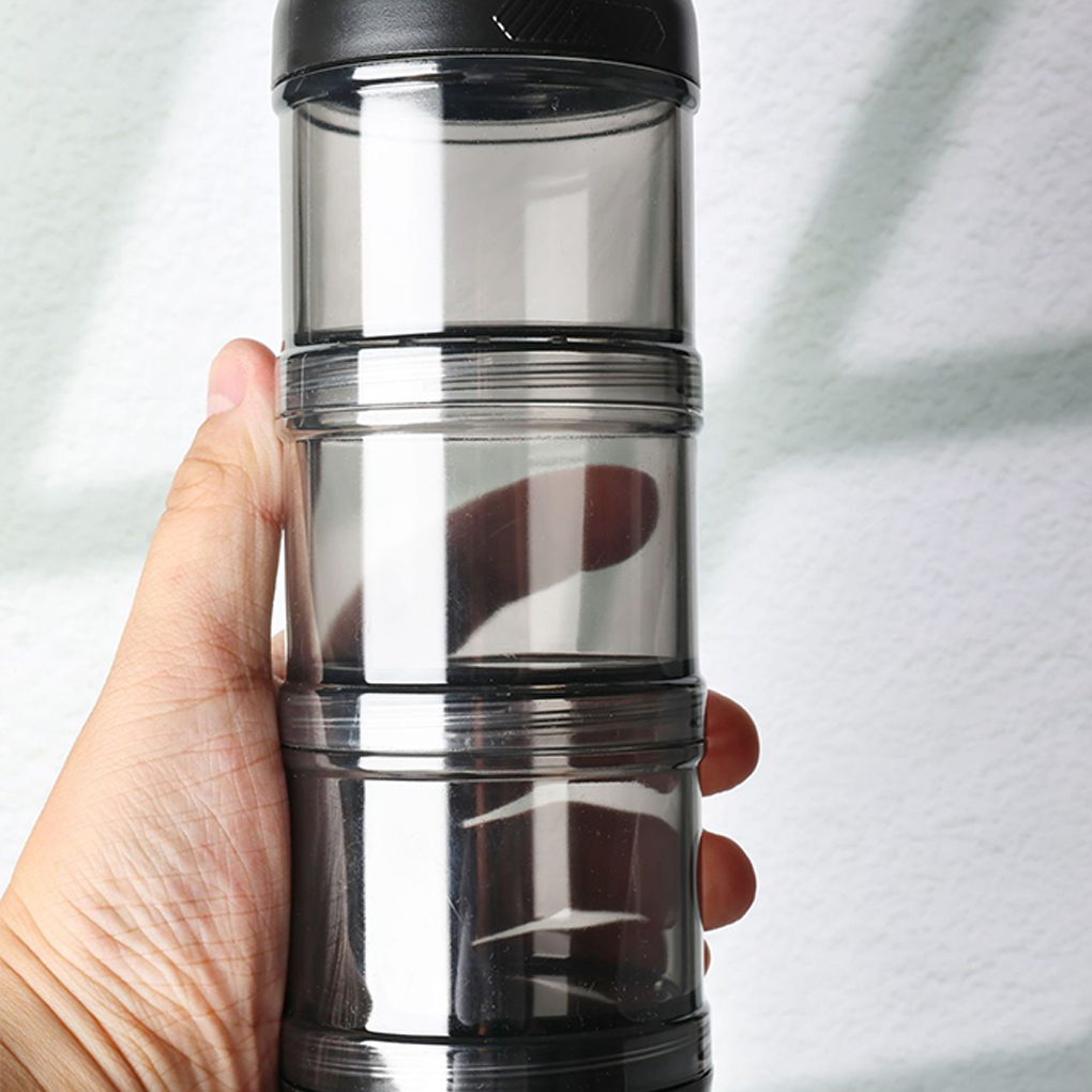 Portable 3-Layer Powder Dispen - огляд і ціна Food Protein Snacks