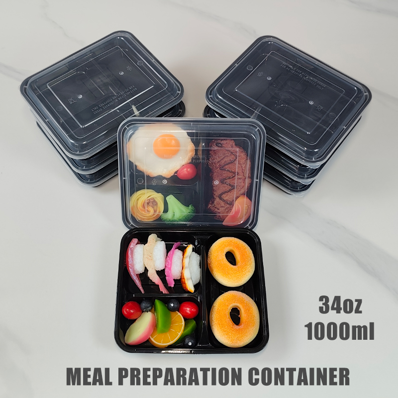3-Compartment 34 Oz/1000 Ml, 1 - огляд і ціна Food Snacks For School