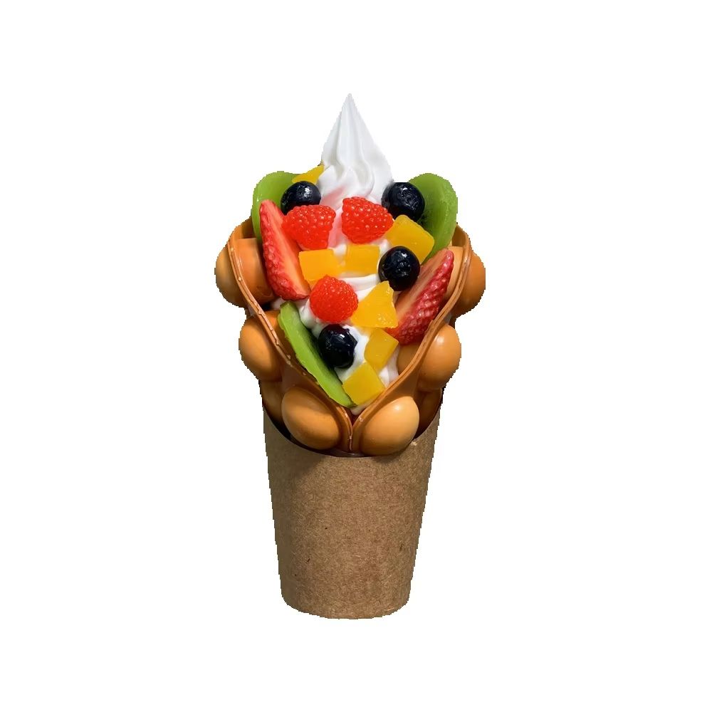 Ice Cream Bubble Waffle Model  - огляд і ціна Food Snacks Order